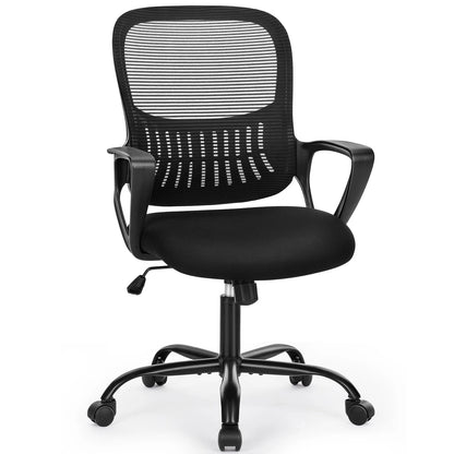 Chaise de bureau télétravail simple et confortable - vente privée 14:496Short  fixed armrest;200007763:201336101