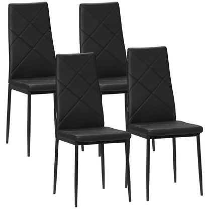 Chaise salle à manger blanc de 4 pièces - vente privée 14:-1;200007763:201336104
