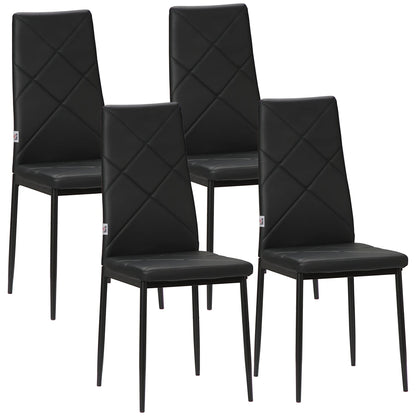 Chaise salle à manger blanc de 4 pièces - vente privée 14:29White;200007763:201336104