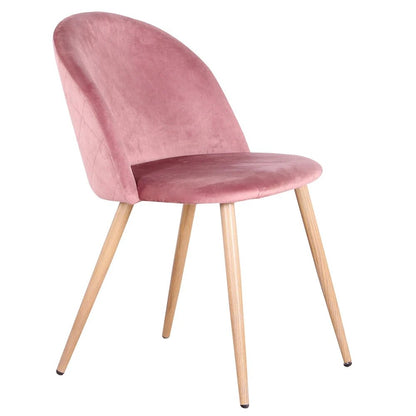 Chaise salle à manger bleu 4 ensemble en velours et pieds métal - vente privée 14:200004889Green;200007763:201336101
