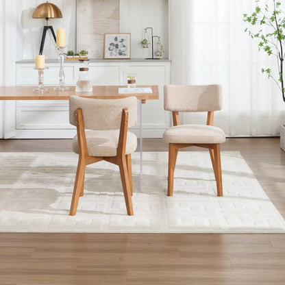 Chaise salle à manger bois moderne 2 ensembles - vente privée 14:193Khaki 2 pcs;200007763:201336101