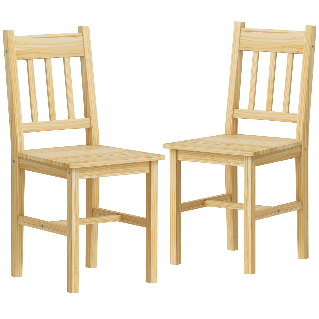 Chaise salle à manger bois moderne simple 2 ensembles - vente privée 14:-1;200007763:201336104