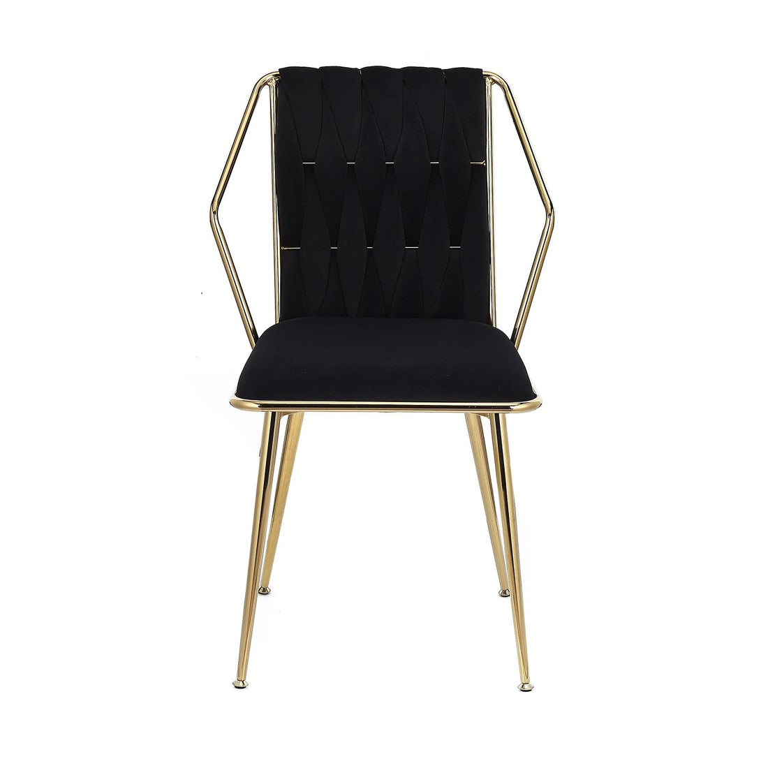 Chaise salle à manger couleur noir lot de 2 pièces avec accoudoirs - vente privée 14:193;200007763:201336101