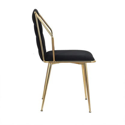 Chaise salle à manger couleur noir lot de 2 pièces avec accoudoirs - vente privée 14:193;200007763:201336101