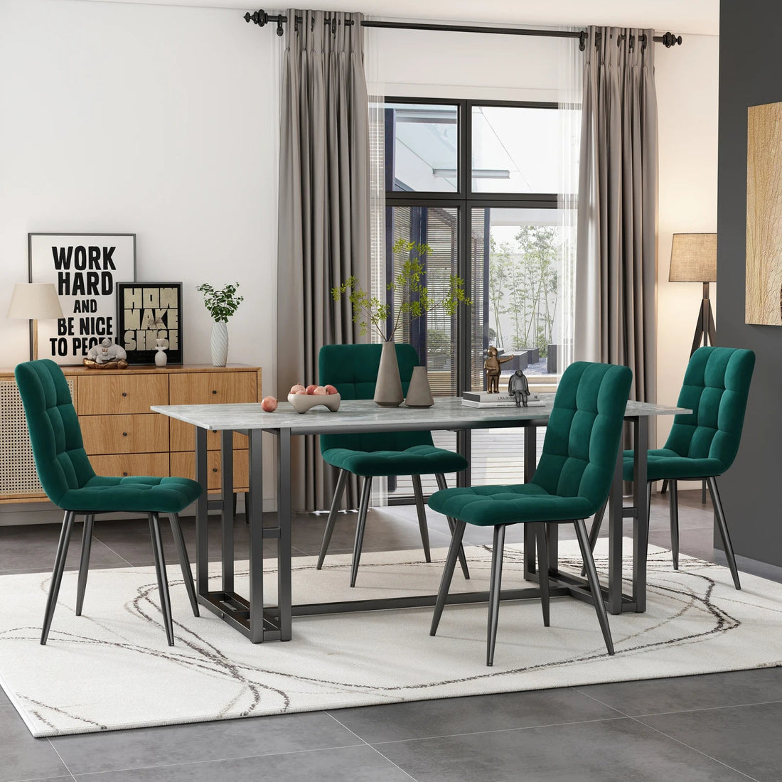 Chaise salle à manger de haute qualité pour un grand confort - vente privée 14:175Green;200007763:201336101