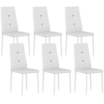 Chaise salle à manger design simple et moderne de 6 pèces ensembles - vente privée 14:193;200007763:201336104