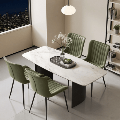 Chaise salle à manger en faux cuir de 4 lots - vente privée 14:175;200007763:201336342