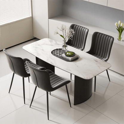 Chaise salle à manger en faux cuir de 4 lots - vente privée 14:193;200007763:201336342