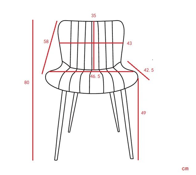 Chaise salle à manger en faux cuir de 4 lots - vente privée 14:365458;200007763:201336342