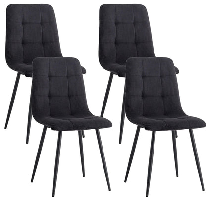 Chaise salle à manger gris tendance lot de 2/4/6 - vente privée 14:193Black;200007763:201336101