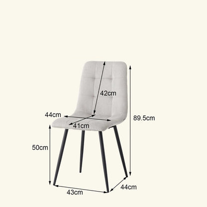 Chaise salle à manger gris tendance lot de 2/4/6 - vente privée 14:200006155Grey;200007763:201336101