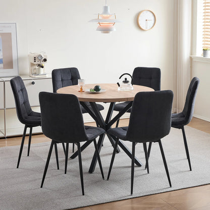 Chaise salle à manger gris tendance lot de 2/4/6 - vente privée 14:200006155Grey;200007763:201336101