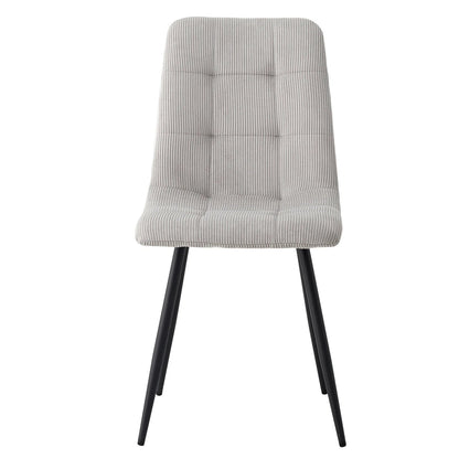 Chaise salle à manger gris tendance lot de 2/4/6 - vente privée 14:200006155Grey;200007763:201336101