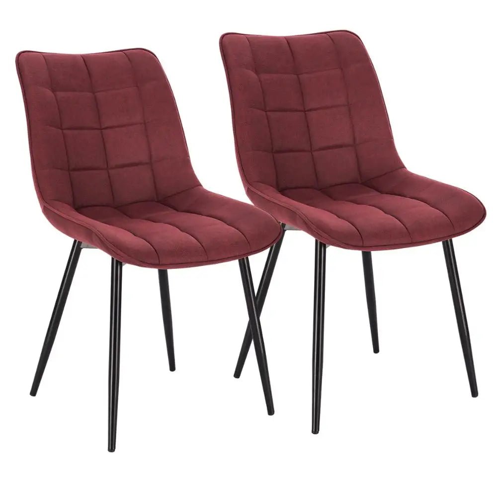 Chaise salle à manger grise en métal 2 ensembles - vente privée 14:365458leather brown;200007763:201336101