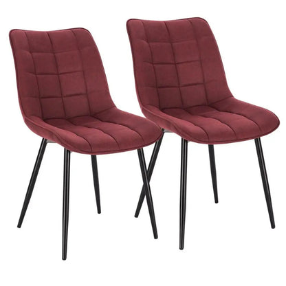 Chaise salle à manger grise en métal 2 ensembles - vente privée 14:365458leather brown;200007763:201336101