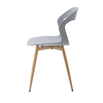 Chaise salle à manger lot de 6 ensembles en plastique moderne - vente privée 14:29White;200007763:201336101