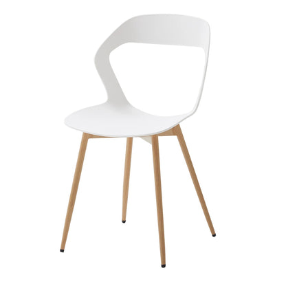 Chaise salle à manger lot de 6 ensembles en plastique moderne - vente privée 14:29White;200007763:201336101