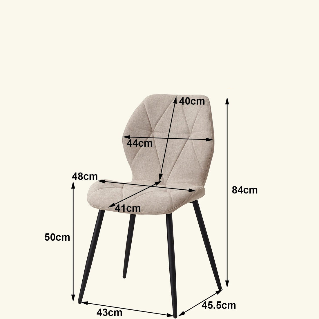 Chaise salle à manger marron / Beige / Vert en lin par lot de 2/4/6 pièces - vente privée 14:2008440616PCS Brown;200007763:201336101