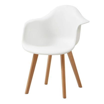 Chaise salle à manger moderne style minimaliste 4 ensembles - vente privée 14:29White;200007763:201336101
