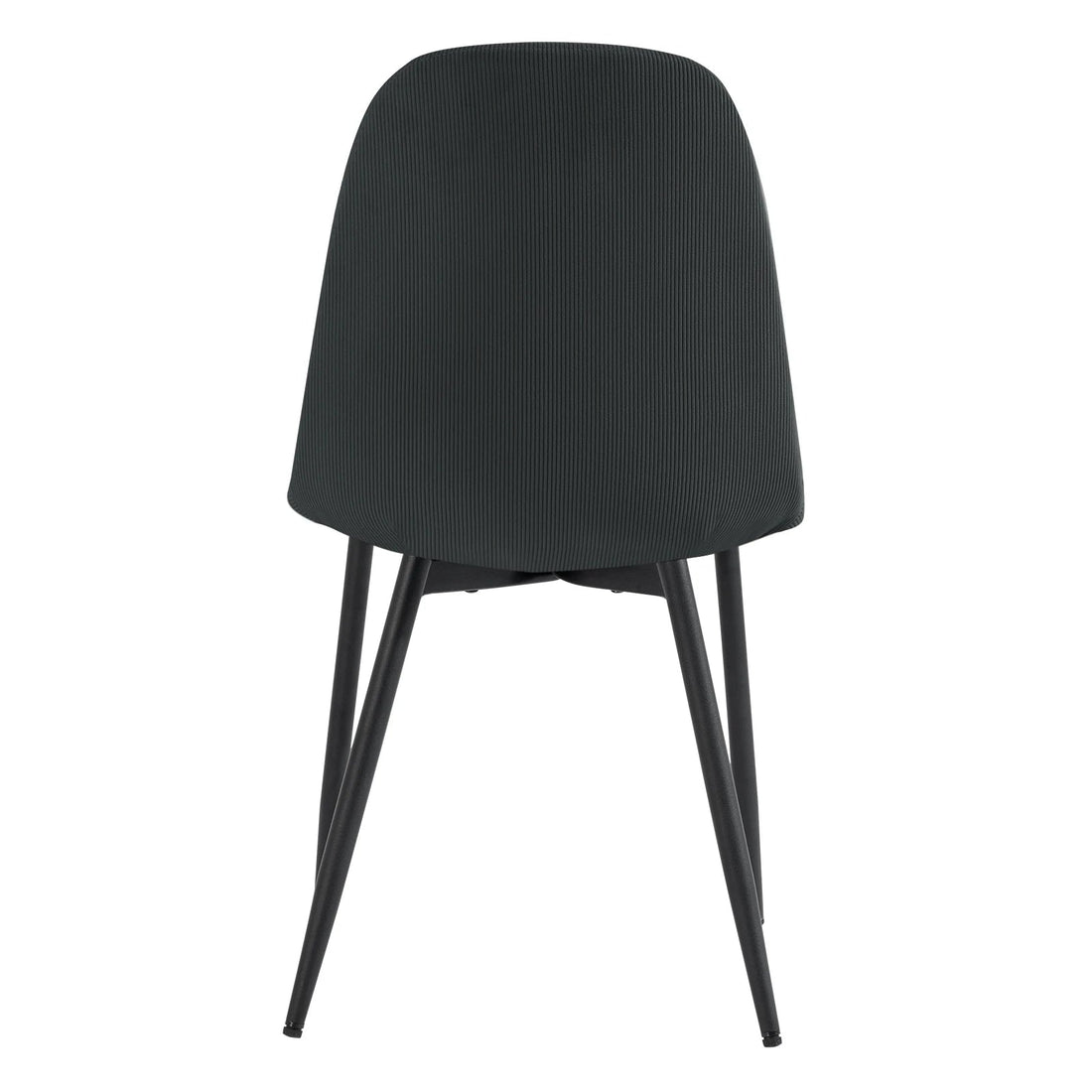 Chaise salle à manger noir en velours côtelé 4 ensembles - vente privée 14:193;200007763:201336101