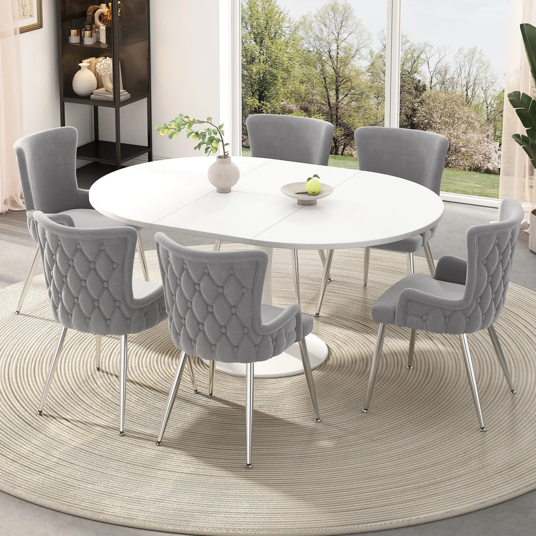 Chaise salle à manger originale en velours 2 pièces - vente privée 14:2000061542pc;200007763:201336101