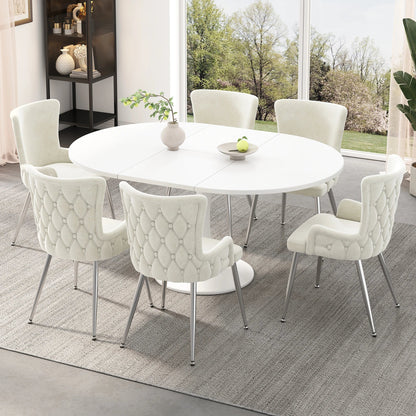 Chaise salle à manger originale en velours 2 pièces - vente privée 14:2000061542pc;200007763:201336101