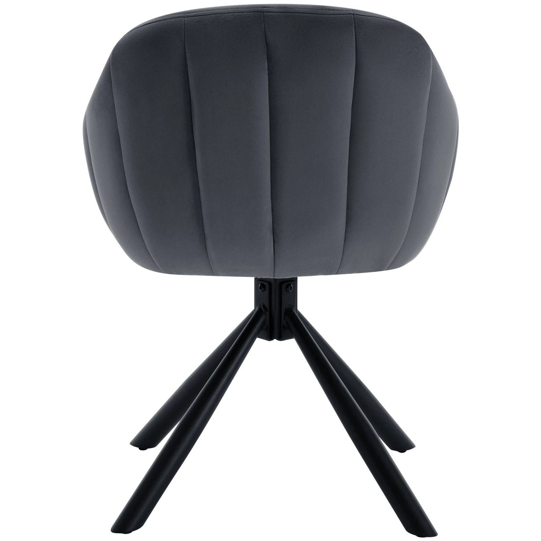Chaise salle à manger pivotante de luxe premium 2 pièces - vente privée 14:200004889dark grey Chenille;200007763:201336101