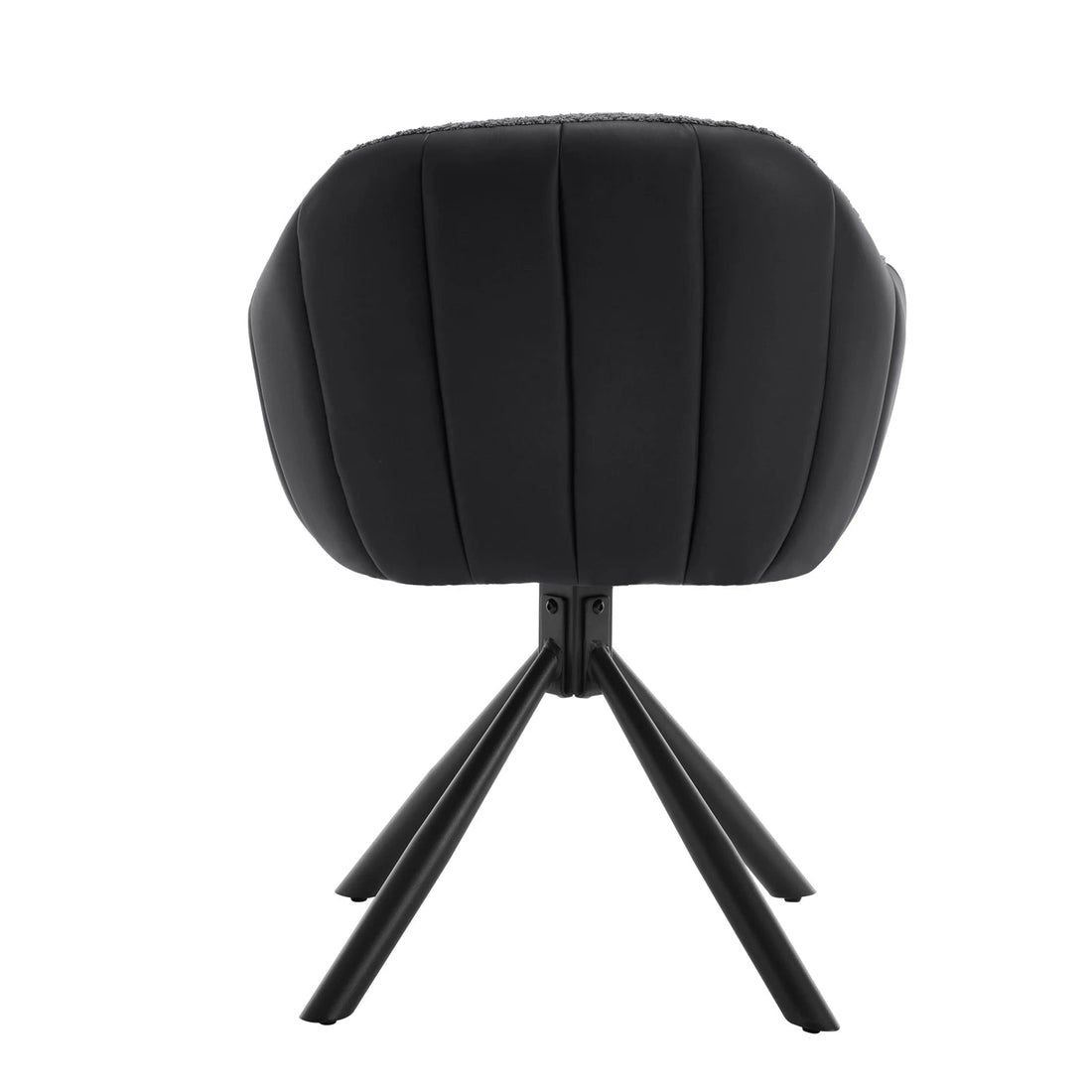 Chaise salle à manger pivotante de luxe premium 2 pièces - vente privée 14:200004889dark grey Chenille;200007763:201336101
