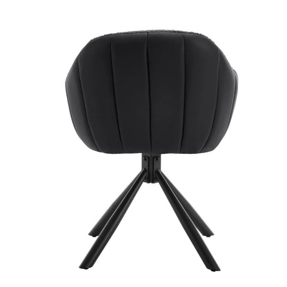 Chaise salle à manger pivotante de luxe premium 2 pièces - vente privée 14:200004889dark grey Chenille;200007763:201336101