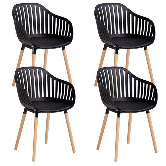 Chaise salle à manger plastique originale 4 ensembles - vente privée 14:29White;200007763:201336101