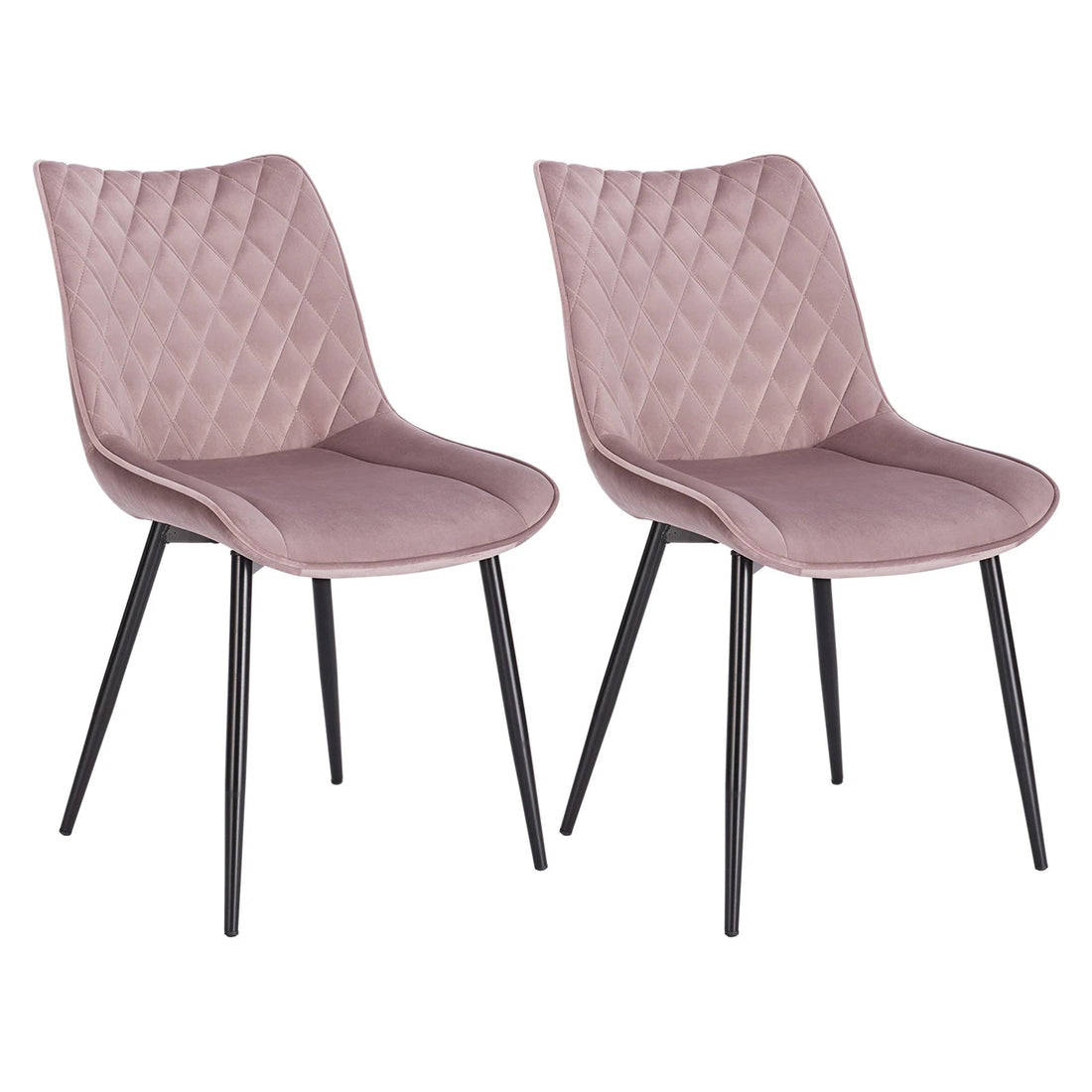 Chaise salle à manger solide rembourrées en lot de 2 ensembles - vente privée 14:200006155dark grey leather;200007763:201336101