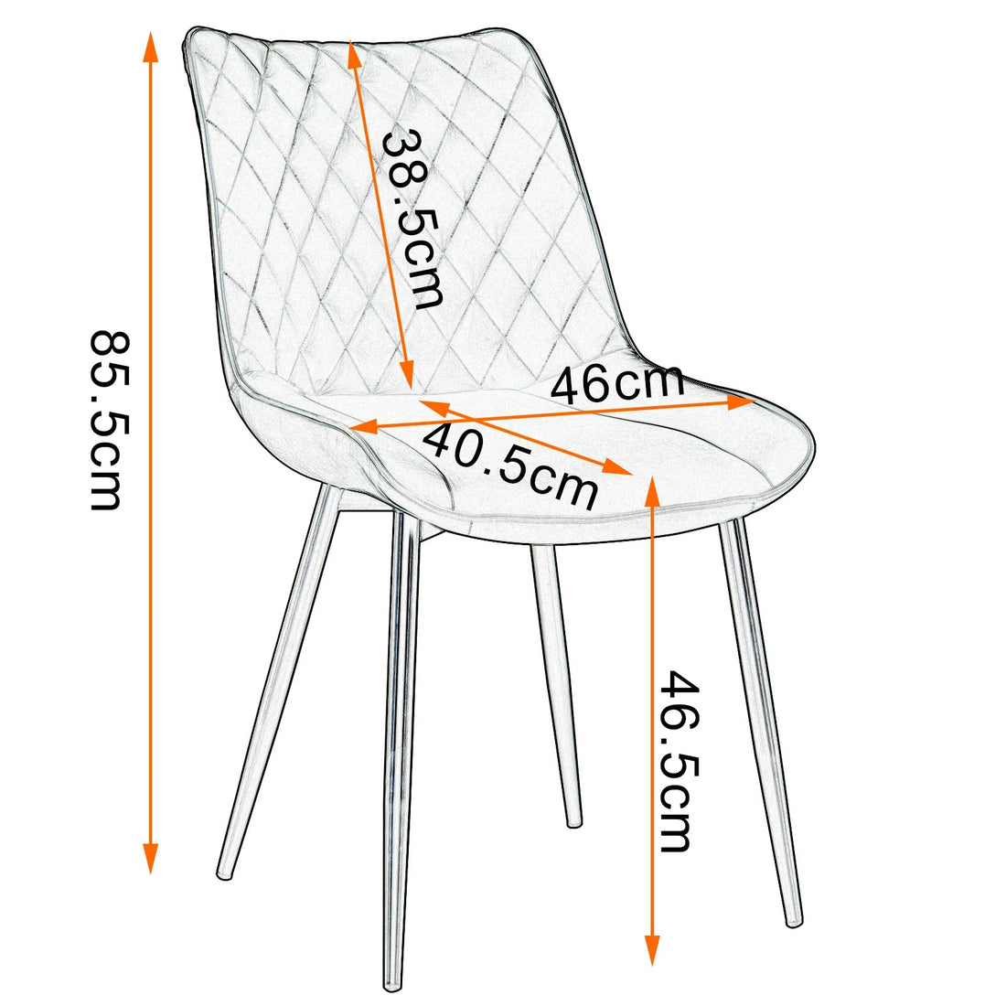 Chaise salle à manger solide rembourrées en lot de 2 ensembles - vente privée 14:200006155dark grey leather;200007763:201336101