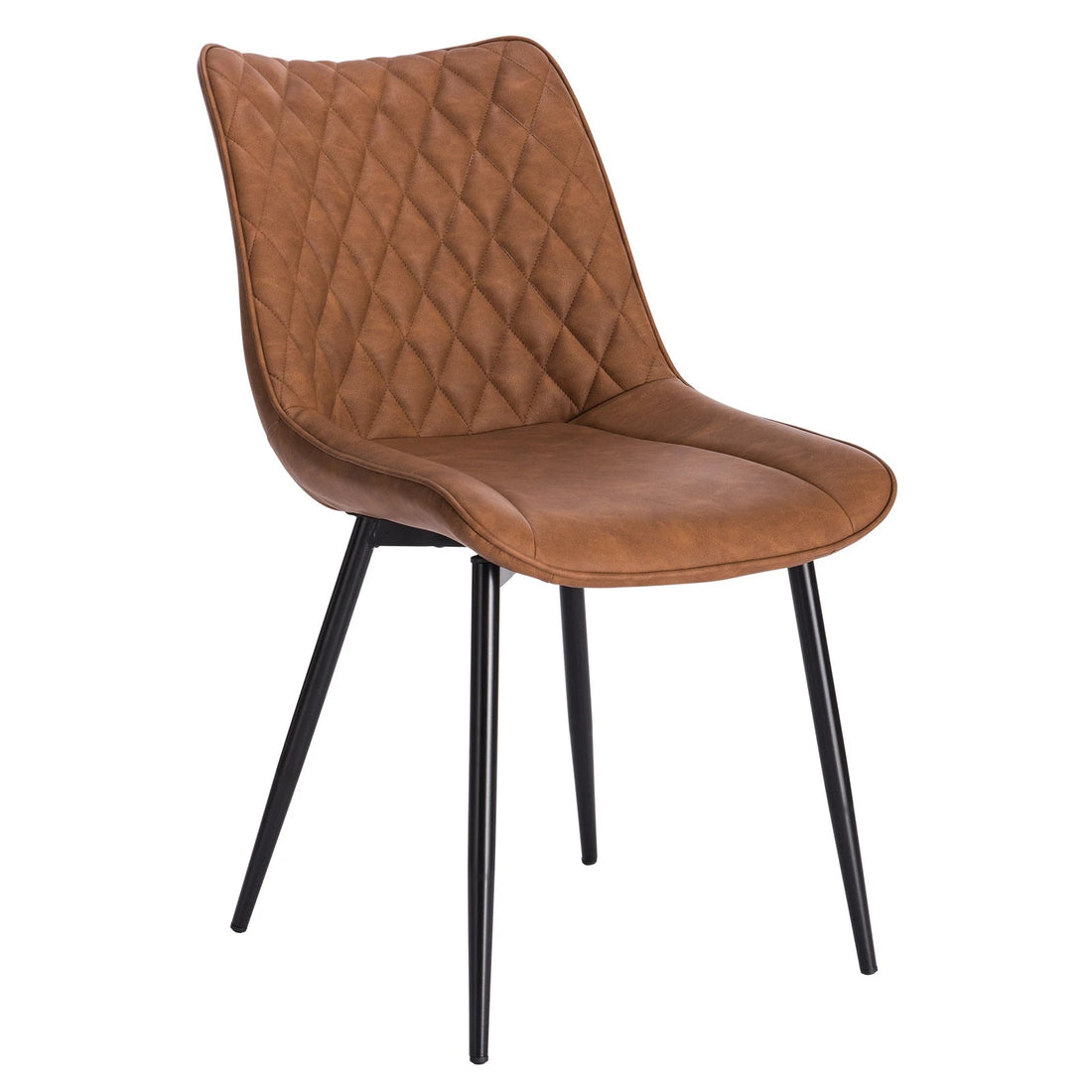 Chaise salle à manger solide rembourrées en lot de 2 ensembles - vente privée 14:200006155dark grey leather;200007763:201336101