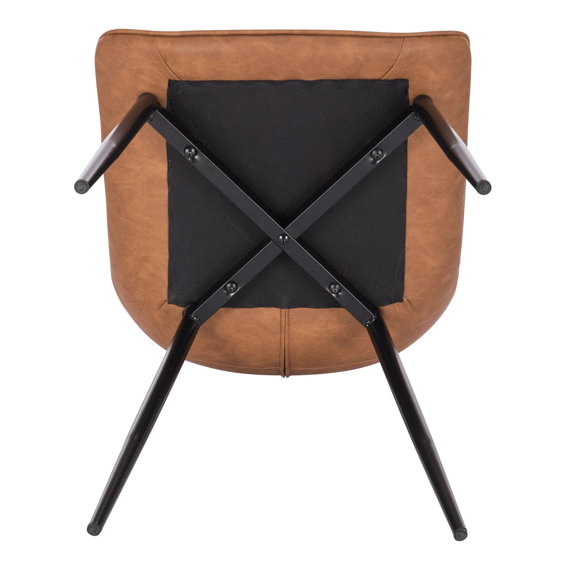 Chaise salle à manger solide rembourrées en lot de 2 ensembles - vente privée 14:200006155dark grey leather;200007763:201336101