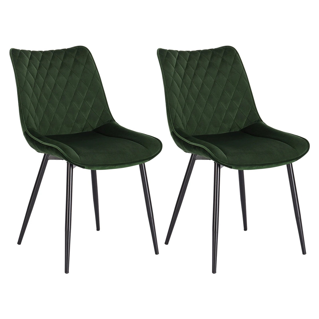 Chaise salle à manger solide rembourrées en lot de 2 ensembles - vente privée 14:200006155dark grey leather;200007763:201336101