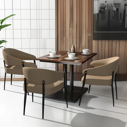 Chaise salle à manger tendance de luxe 2 pièces - vente privée 14:200143091Brown and Black;200007763:201336101