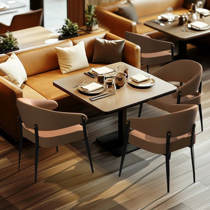 Chaise salle à manger tendance de luxe 2 pièces - vente privée 14:200143091Brown and Black;200007763:201336101