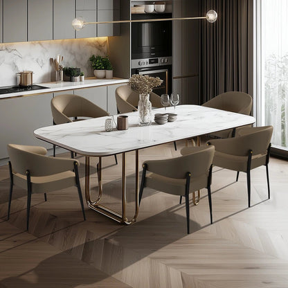 Chaise salle à manger tendance de luxe 2 pièces - vente privée 14:200143091Brown and Black;200007763:201336101