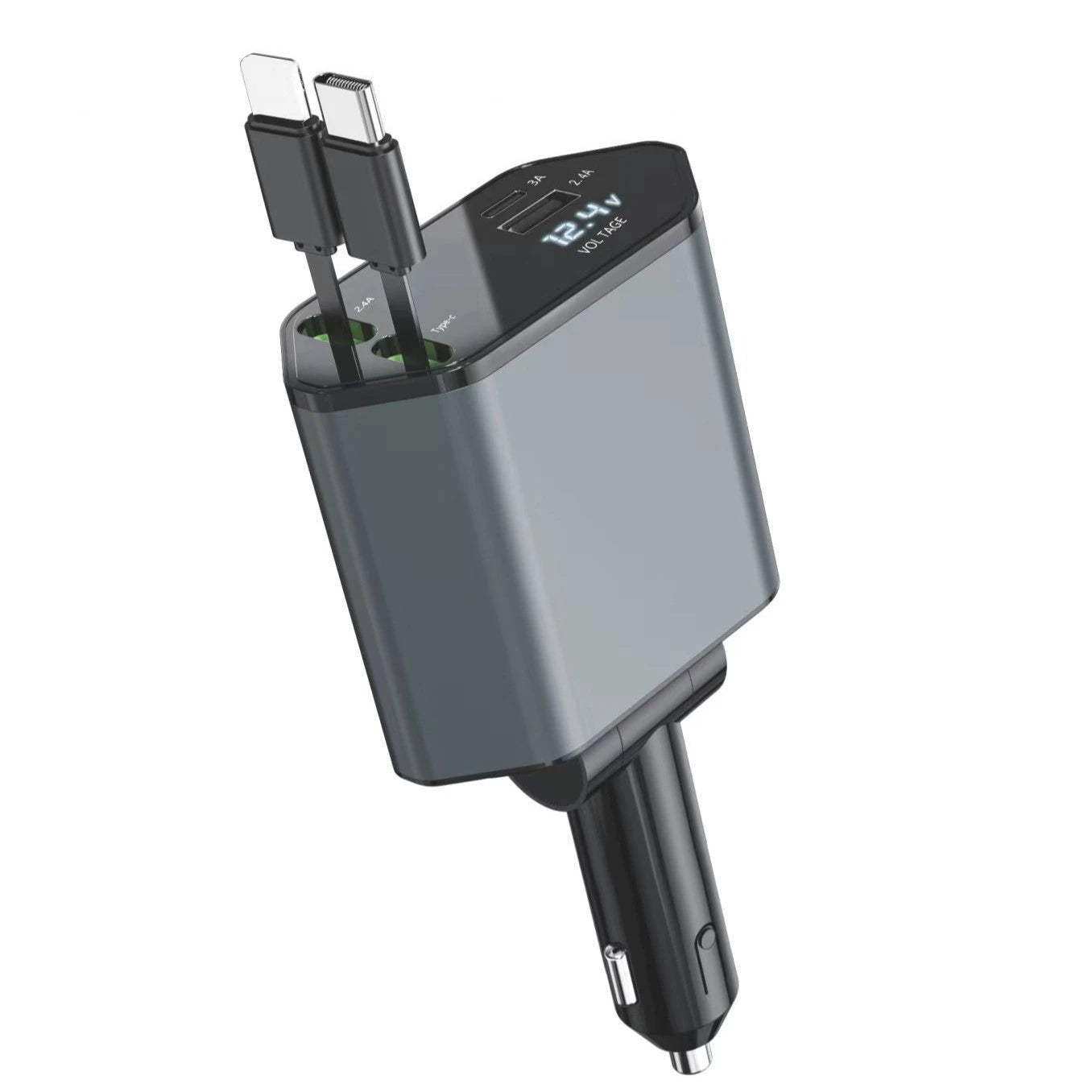 Chargeur voiture Portable 100W 4 en 1 Super Rapide - IPhone - vente privée 191294914:7641319Universal;210190015:3327837Black