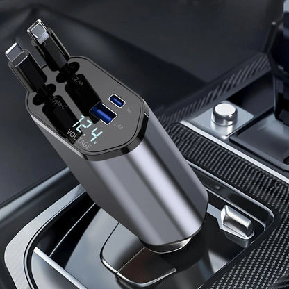 Chargeur voiture Portable 100W 4 en 1 Super Rapide - IPhone - vente privée 191294914:7641319Universal;210190015:3327837Black