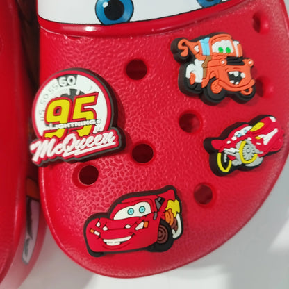 Crocs cars 95 McQueen avec jibbitz et fourrure interne - vente privée 14:29D;977:200007027M8