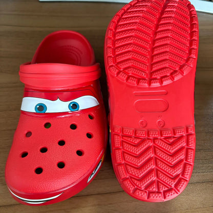 Crocs cars 95 McQueen avec jibbitz et fourrure interne - vente privée 14:29D;977:200007027M8