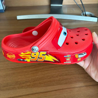 Crocs cars 95 McQueen avec jibbitz et fourrure interne - vente privée 14:29D;977:200007027M8
