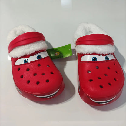 Crocs cars 95 McQueen avec jibbitz et fourrure interne - vente privée 14:29D;977:200007027M8