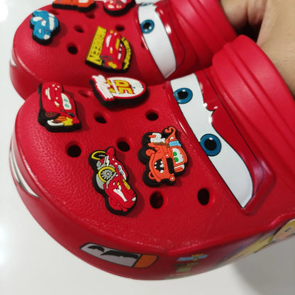 Crocs cars 95 McQueen avec jibbitz et fourrure interne - vente privée 14:29D;977:200007027M8