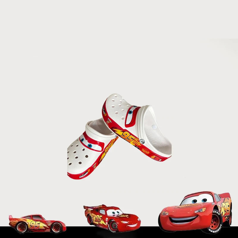 Crocs cars flash mcqueen blanche -