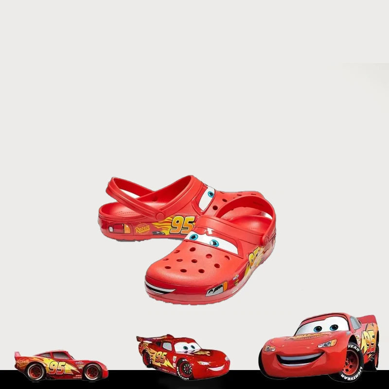 Crocs cars flash mcqueen blanche -