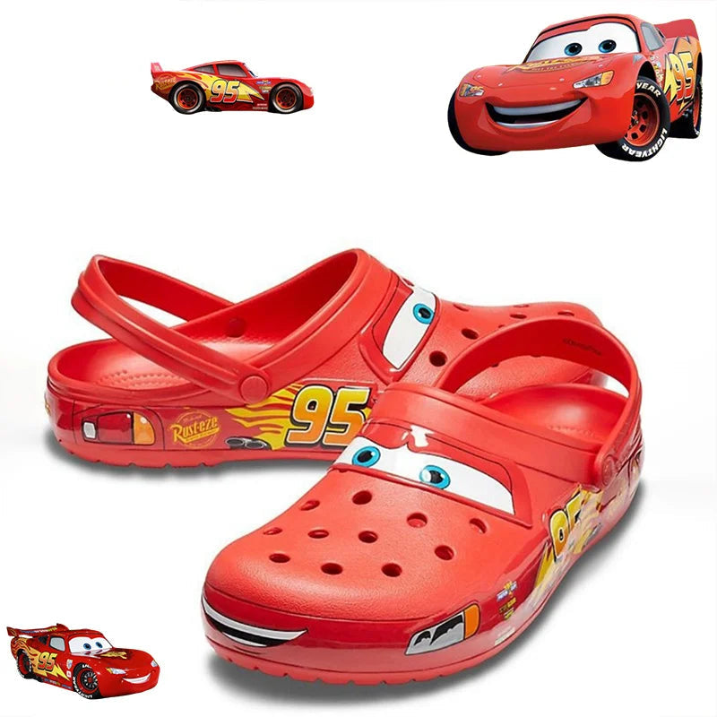 Crocs cars flash mcqueen blanche -