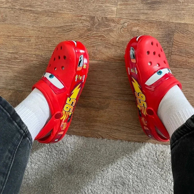 Crocs cars flash mcqueen blanche -