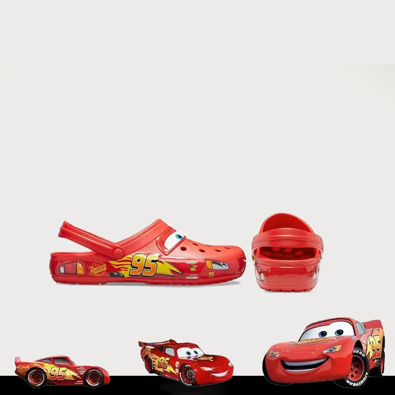 Crocs cars flash mcqueen blanche -